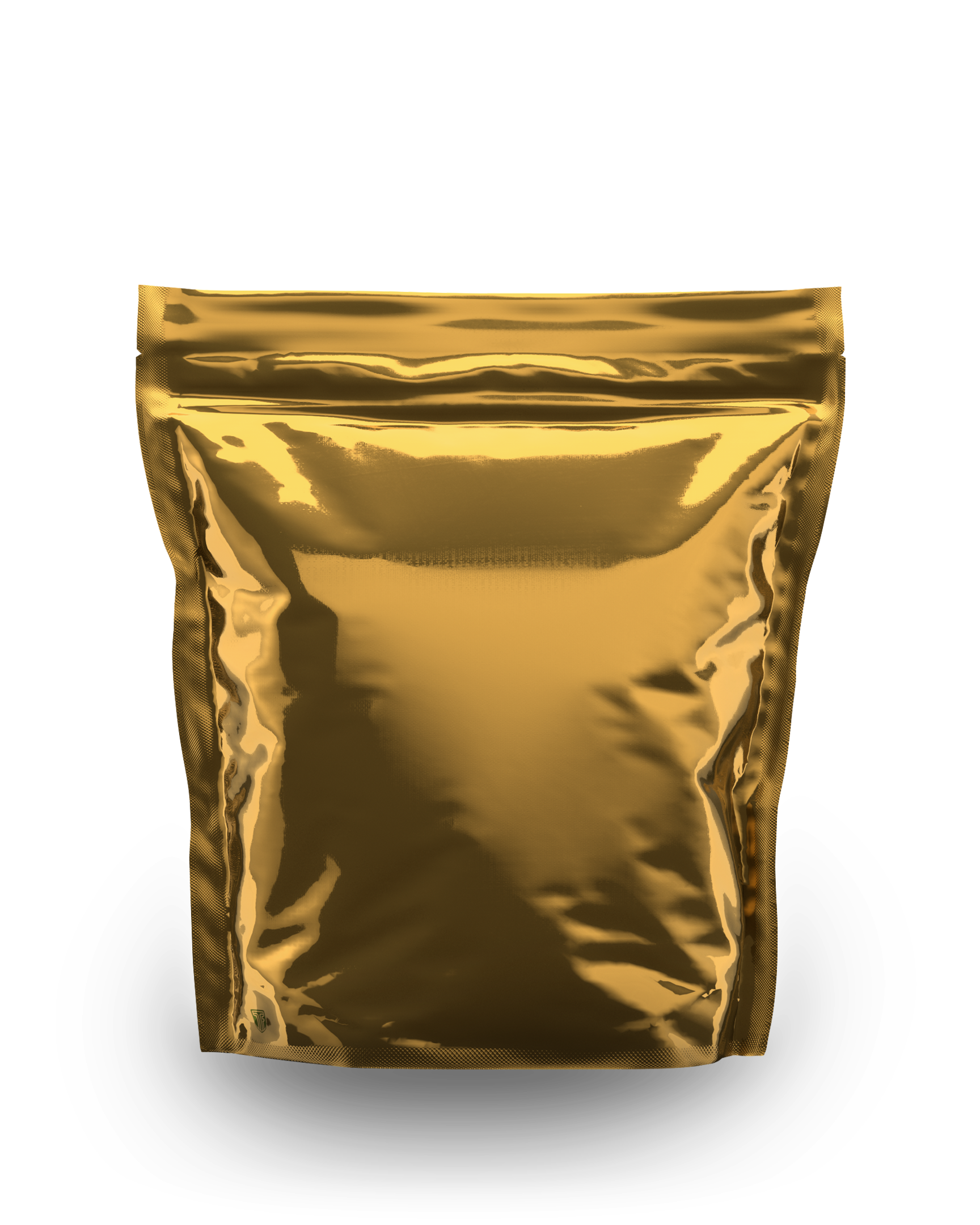 Terpene Fresh Gold Pouch 3D Rendering