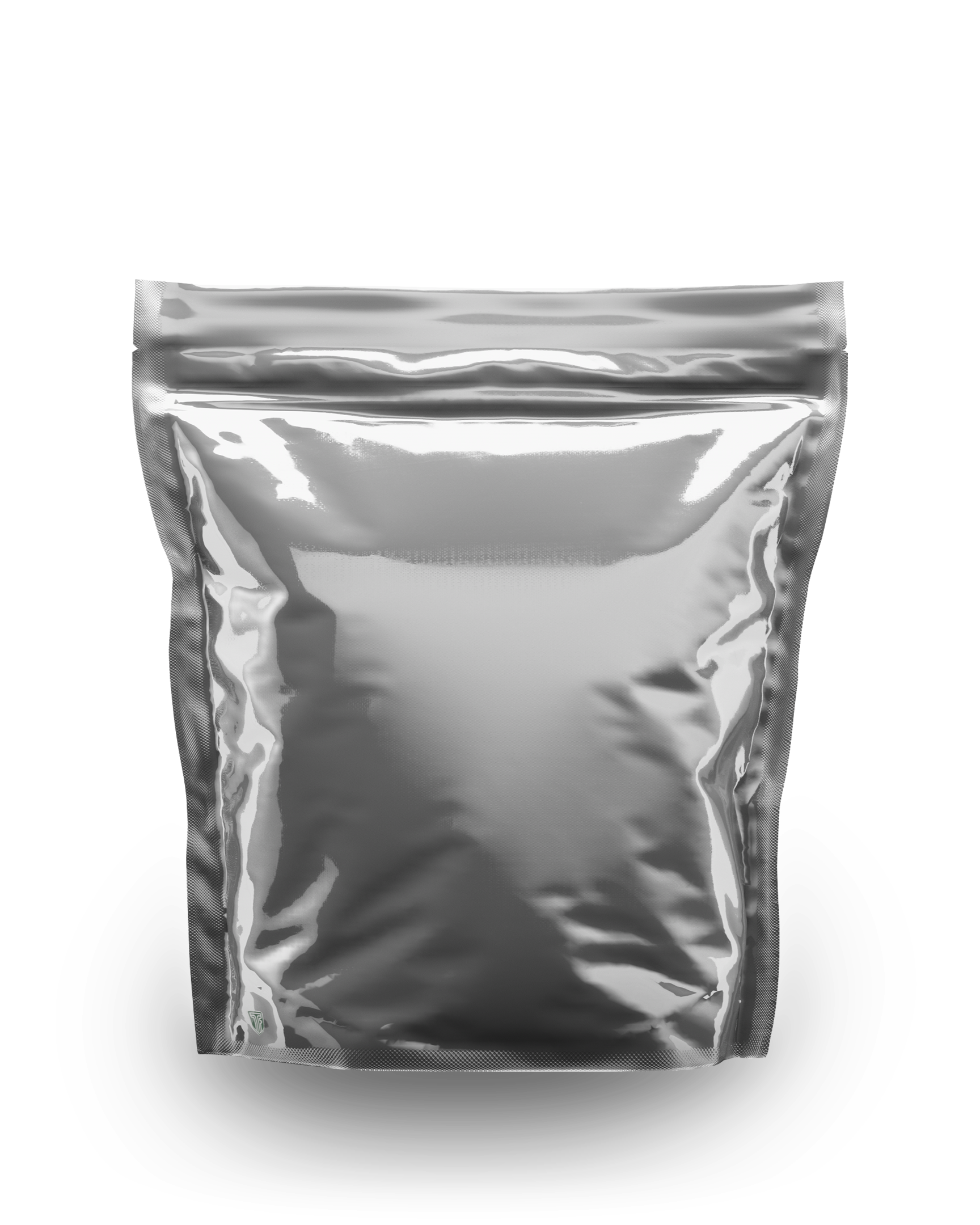 Terpene Fresh Silver Pouch 3D Rendering